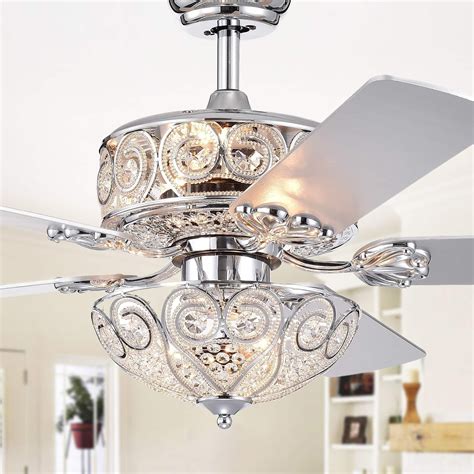 Indoor Ceiling Fans - Bed Bath & Beyond | Chandelier fan, Ceiling fan with light, Ceiling fan