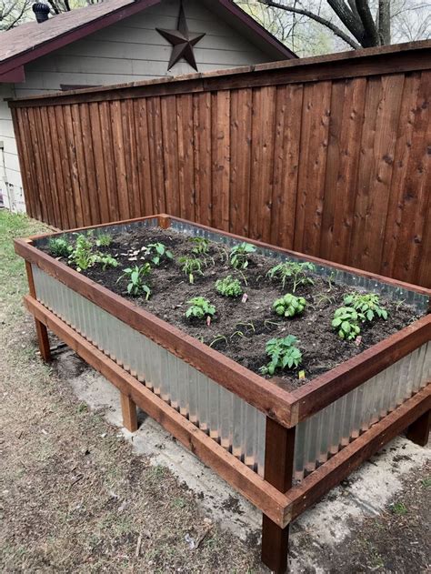 Corrugated Metal Raised Garden Beds Diy