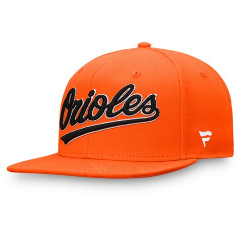 MLB Baltimore Orioles Fanatics Branded Team Core Fitted Hat - Orange