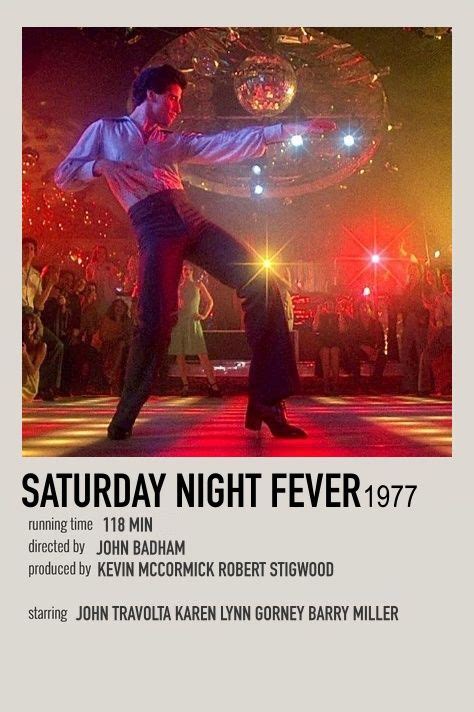 SATURDAY NIGHT FEVER POLAROID POSTER by me | Saturday night fever movie ...