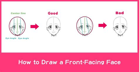 How to Draw a Front-Facing Face - Anime Art Magazine