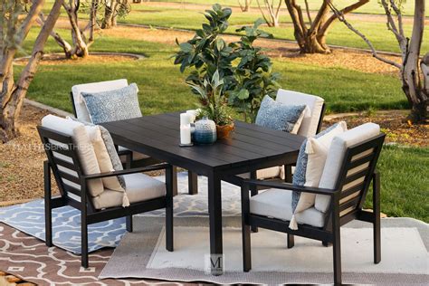 Durable And Stylish Aluminum Patio Tables - Patio Designs