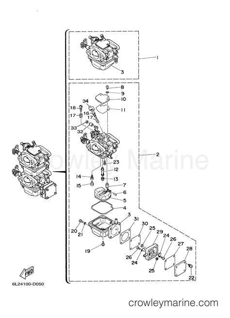 CARBURETOR - 2007 Outboard 25hp 25ESH | Crowley Marine