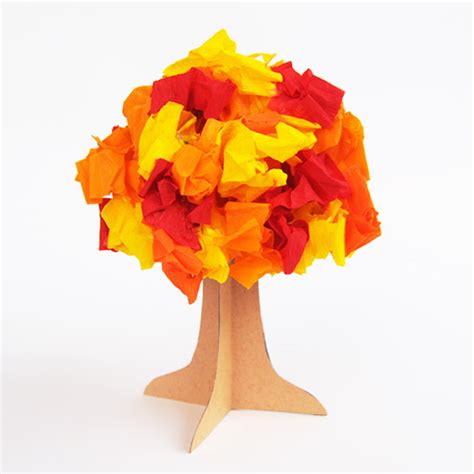 3D Paper Tree | Kids' Crafts | Fun Craft Ideas | FirstPalette.com