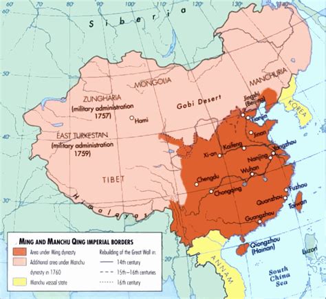 China History Maps - 1644-1912 Qing / Ch'ing (Manchu)