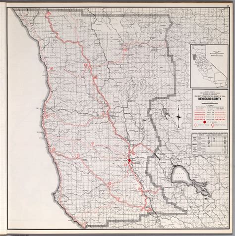 Map Of Mendocino County California And Travel Information | Download ...