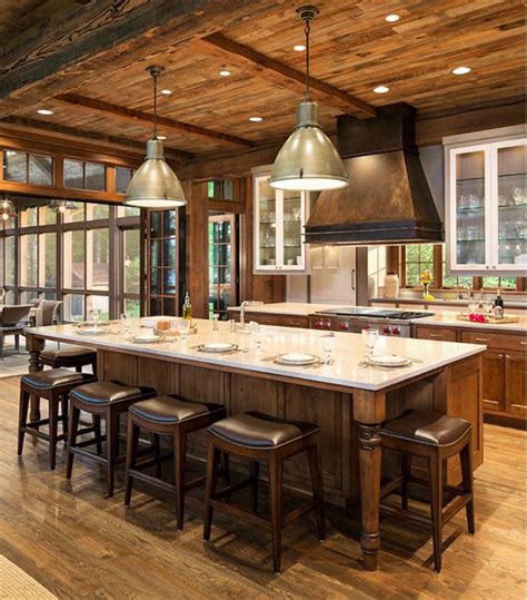 rustic-kitchen-island-with-seating-layout