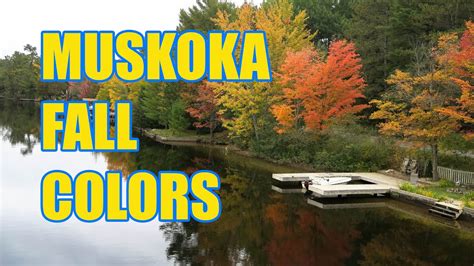 Muskoka Fall Color Boat Tour, Ontario, Canada - YouTube