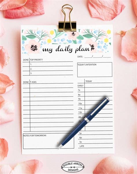 Cute Daily Planner-Lots of Options! - Double Arrow Designs