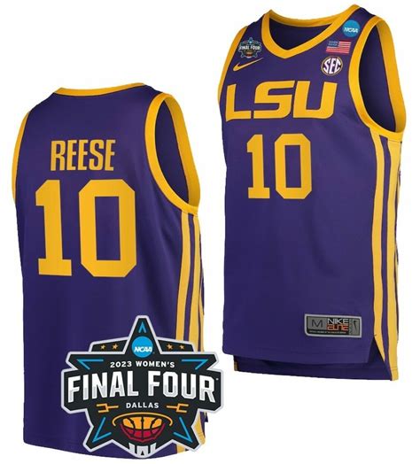 [Available] Buy New Angel Reese Jersey Purple LSU Tigers #10