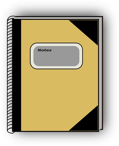 Notebook School Education · Free vector graphic on Pixabay