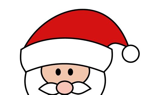 Simple Santa Drawing | Free download on ClipArtMag