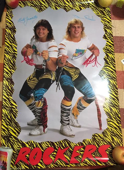 Vintage The Rockers Wrestlers WWF Poster • $35.00 | Wwf poster, Wwf ...