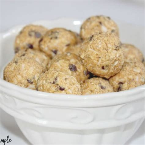 Peanut Butter Oatmeal Balls - Recipes Simple