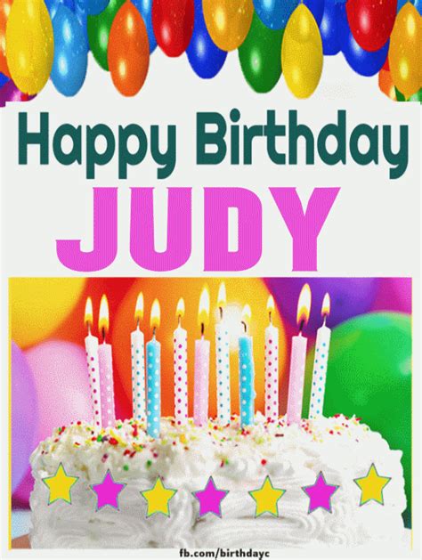 Happy Birthday Judy images gif messages - HBDAY.ART