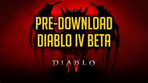 How to install and pre-download the Diablo 4 Beta in advance