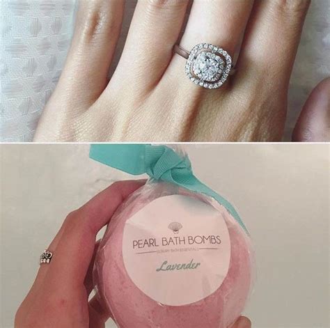 Lavender scented ring bath bomb reveal! | Bath bombs with rings ...