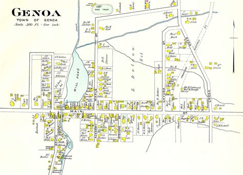 Town of Genoa Map - MapSof.net