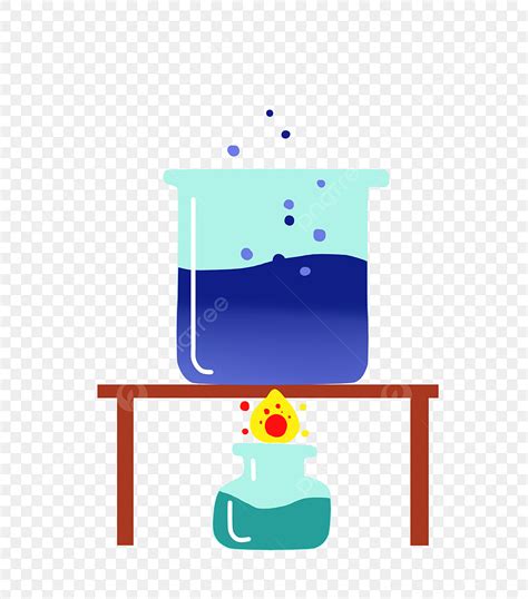 Chemical Experiment Hd Transparent, Chemical Evaporation Experiment Illustration, Evaporation ...