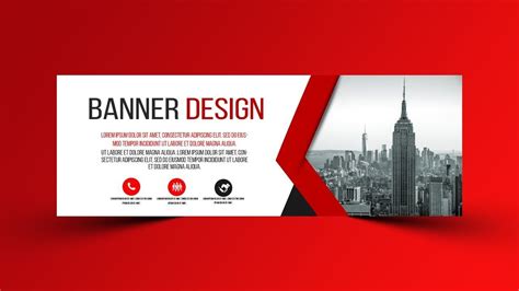 Web Banner AD Design Tutorial - Photoshop CC | Banner ads design ...