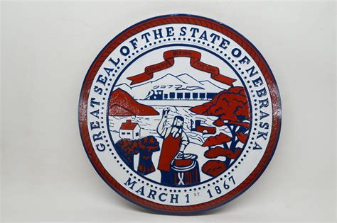 Nebraska State Seal Plaque – Scalecraft