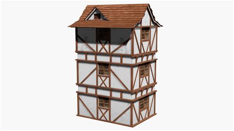 Medieval Houses - 3D Model by VRTOON