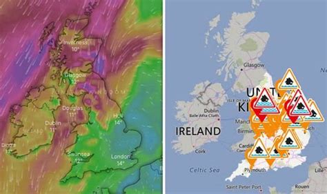 UK flood warnings today: Where are flood warnings in England and Scotland as rain persists ...