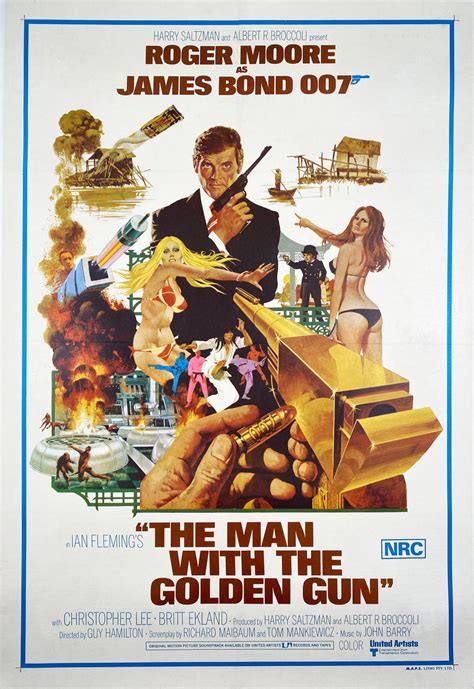 The Man With the Golden Gun - Vintage Film Poster 1974 – Affiche Studio ...