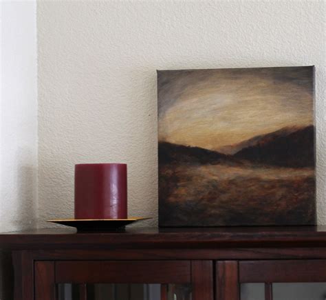 Landscape Painting Dusk Art Print of Original Oil Landscape | Etsy