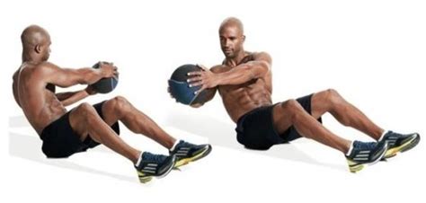 Oblique Workout With Medicine Ball - WorkoutWalls