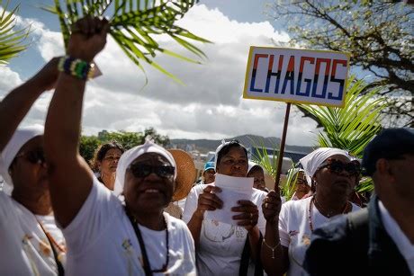 Group Chagossians Chant Slogans They Attend Editorial Stock Photo ...