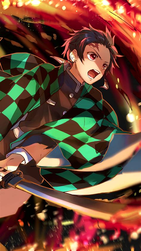 Imagem 4K Do Tanjiro - Ultra Hd Wallpaper Tanjiro Kamado Flame Kimetsu No Yaiba 4k 3 1429 For ...