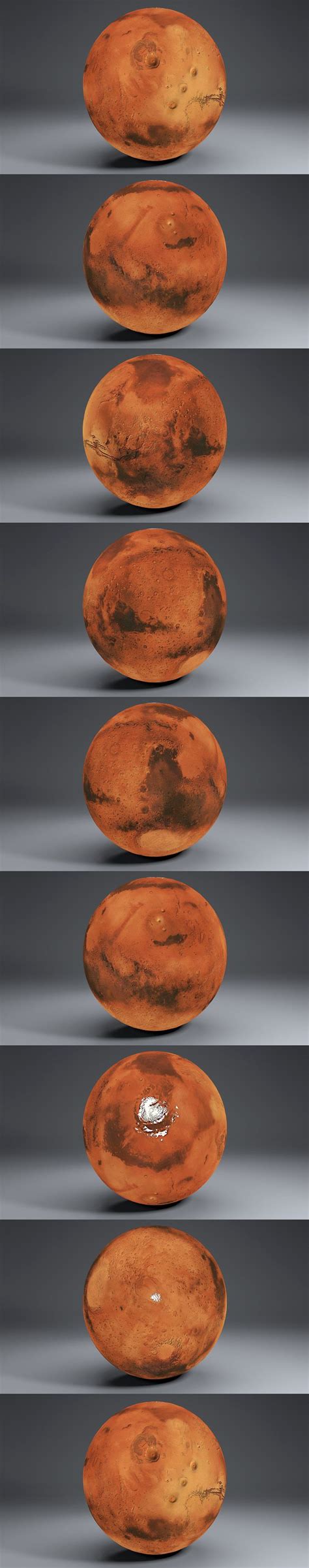 Mars 8k Globe. 3D Environment Globes, Mars, Environment, Celestial ...