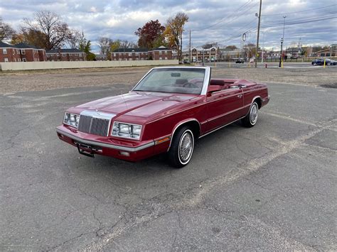 1985 Chrysler LeBaron | Premier Auction