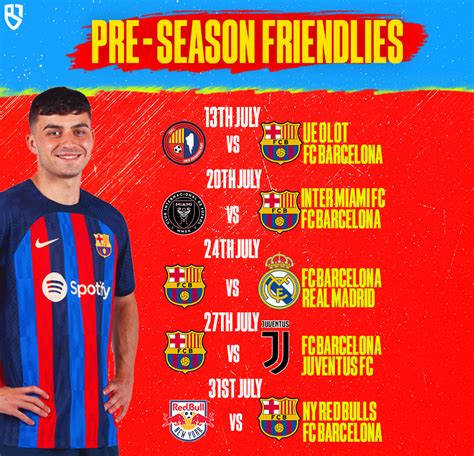 BarçaTimes on Twitter: "📅| Barcelona’s pre-season schedule. #fcblive ...