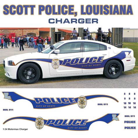 Scott Police, Louisiana – Charger – Bilbozodecals