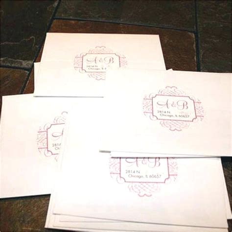 Clear Labels For Wedding Invitations