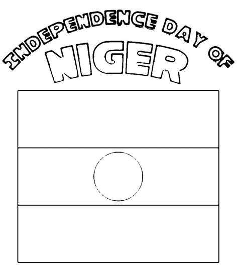 Independence Day of Niger coloring page - Download, Print or Color ...