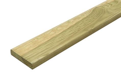 Blooma Green Pine Deck board (T)20mm (W)95mm (L)2400mm | Departments ...