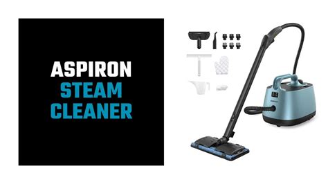 Aspiron Steam Cleaner with 21 Accessories, Portable Canister Steam ...