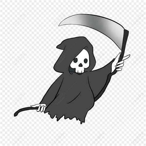 Cute Grim Reaper Clip Art,sickle PNG White Transparent And Clipart Image For Free Download ...