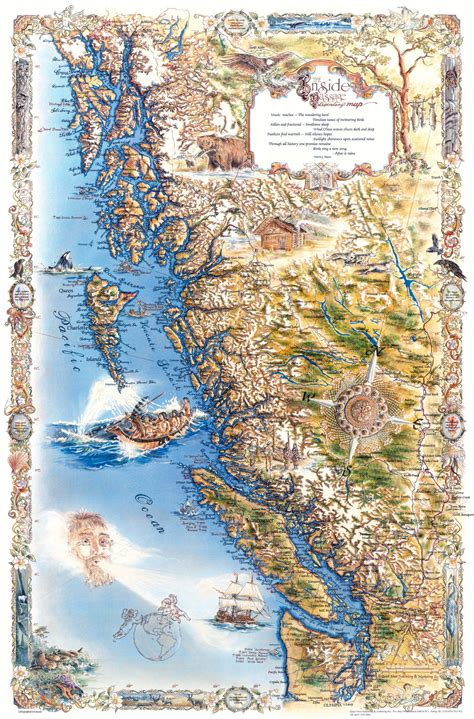 Pacific Northwest Coast Map