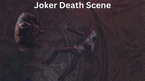 Batman Return to Arkham City Joker Death Scene - YouTube