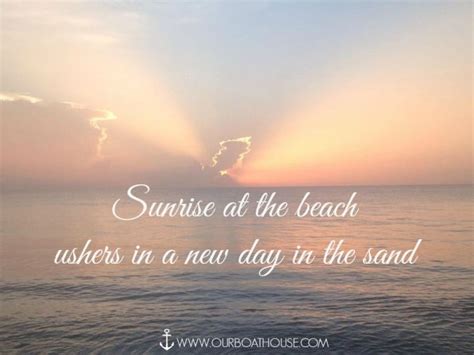 Coastal Quotes: Sunrise Inspiration | Sunrise, Beach quotes, Beach photography