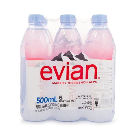 Get Evian Natural Spring Water, 6ct 1 each Delivered | Weee! Asian Market