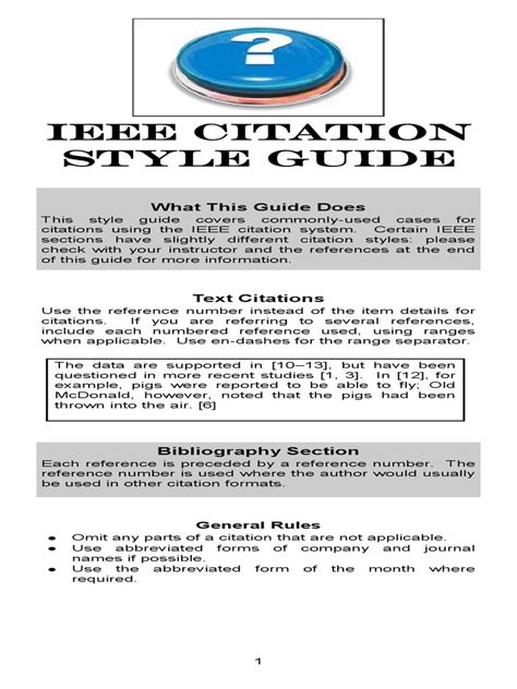 IEEE Citation Style Guide | Citation | Digital Object Identifier