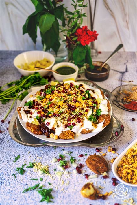 Leftover Pakora Chaat Recipe + Video