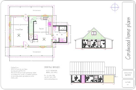 Cordwood House Plans - Cordwood Construction