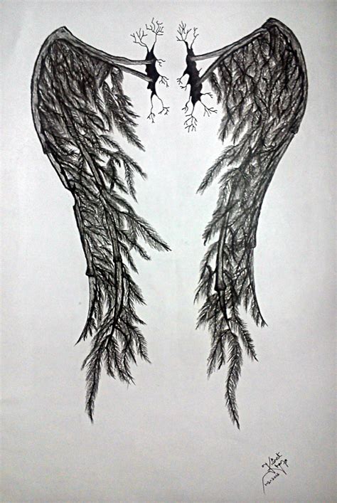 Wings of a Fallen Angel by Kainat-Azhar on DeviantArt