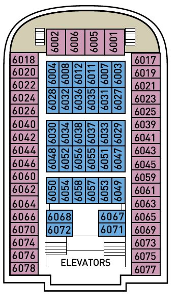 Celestyal Olympia Deck Plan | Deck 2 | ROL Cruise